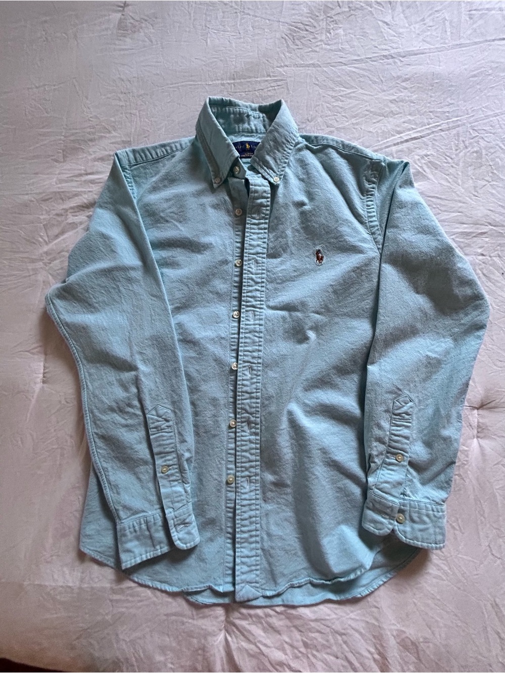 Ralph Lauren Light Blue Button-Down Oxford Shirt